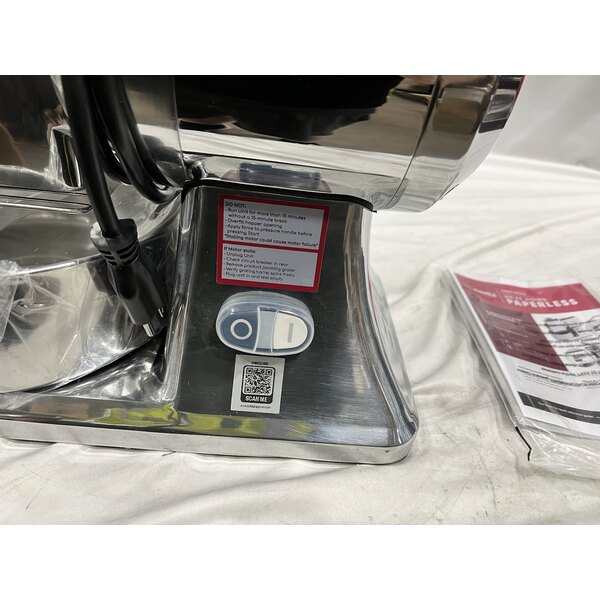 Scratch and Dent Estella CG1NB 2.5 lb. Per Minute Electric Hard Cheese Grater - 110V, 1 hp