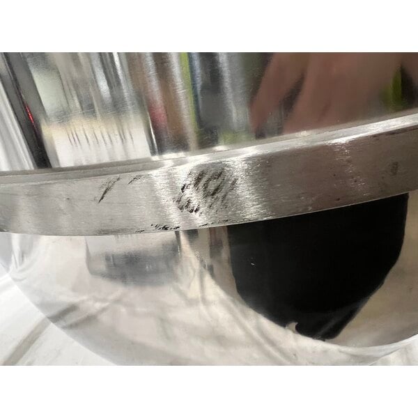 Scratch and Dent 80 Qt. Stainless Steel Mixing Bowl
