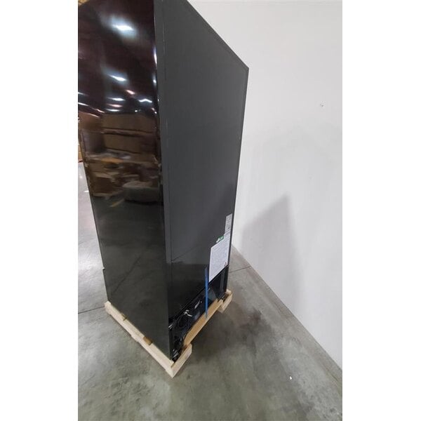 Scratch and Dent MainStreet Equipment GMC-23 28" Black Swing Glass Door Merchandiser Refrigerator - 120V