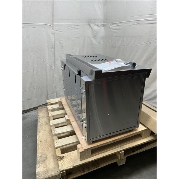 Scratch and Dent Cooking Performance Group S-36-SB-N 36" Natural Gas Infrared Salamander Broiler with 36" Heat Shield and Mounting Brackets - 36,000 BTU