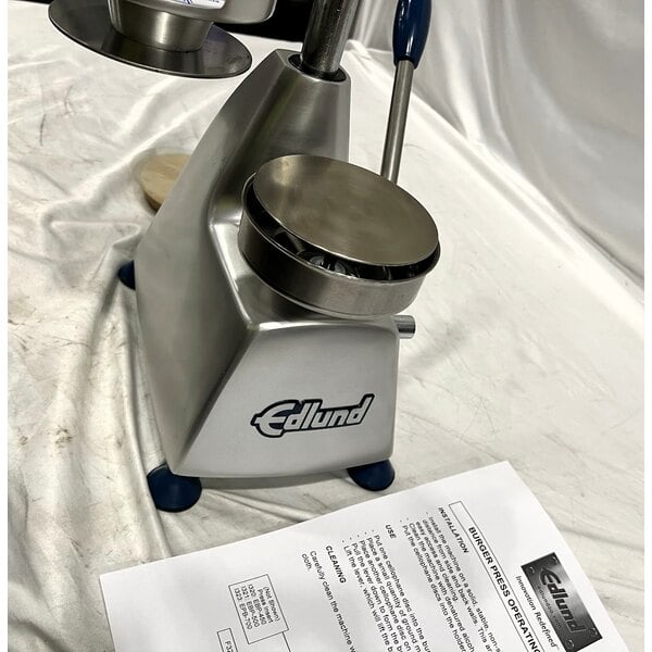 Scratch and Dent Edlund EBP-450 1/2 lb. Hamburger Patty Press - 4 1/2" Diameter