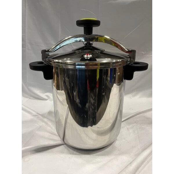 Scratch and Dent Monix 013206 Monix 50 Cup (25 Cup Raw) 12.66 qt. (12 Liter) Stainless Steel Pressure Cooker