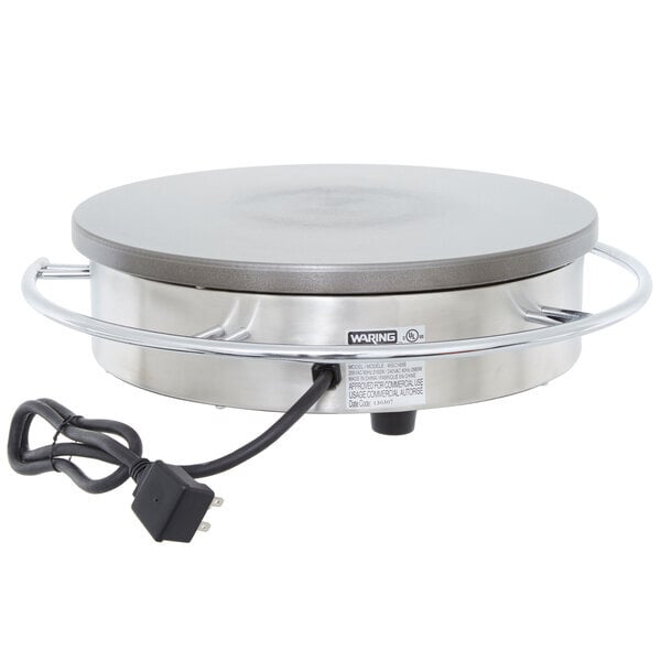 Scratch and Dent Waring WSC165B 16" Round Crepe Maker - 208/240V, 2170/2880W
