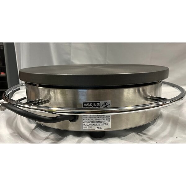 Scratch and Dent Waring WSC165B 16" Round Crepe Maker - 208/240V, 2170/2880W