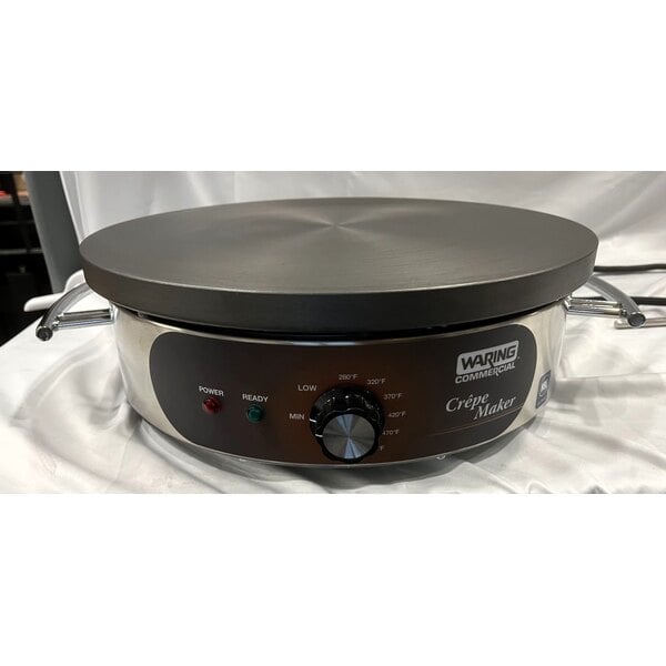Scratch and Dent Waring WSC165B 16" Round Crepe Maker - 208/240V, 2170/2880W