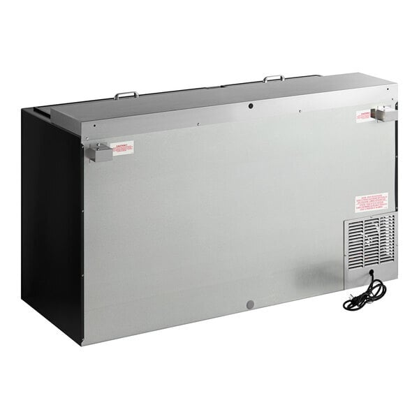 Scratch and Dent Perlick BC60RT-BS-STK 60" Black Horizontal Flat Top Bottle Cooler