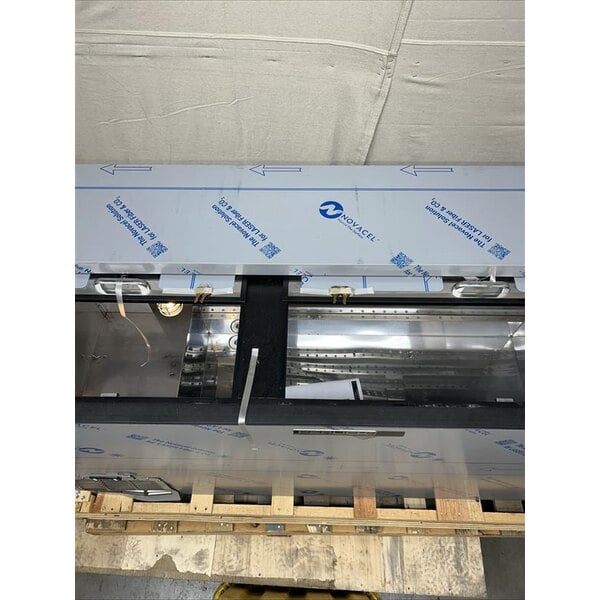 Scratch and Dent Perlick BC60RT-BS-STK 60" Black Horizontal Flat Top Bottle Cooler