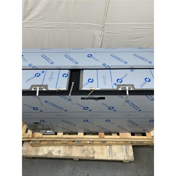 Scratch and Dent Perlick BC60RT-BS-STK 60" Black Horizontal Flat Top Bottle Cooler