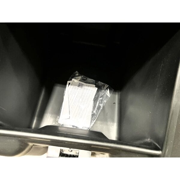 Scratch and Dent Cambro ICS100L110 SlidingLid™ Black Mobile Ice Bin - 100 lb. Capacity