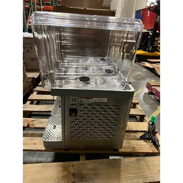 Scratch and Dent Crathco SR-35-16 Classic Pro Bubbler Triple 4.75 Gallon Bowl Refrigerated Beverage Dispenser - 120V