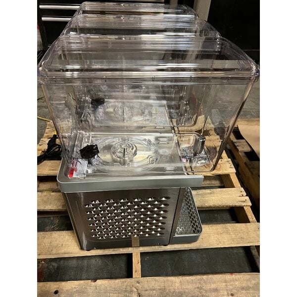 Scratch and Dent Crathco SR-35-16 Classic Pro Bubbler Triple 4.75 Gallon Bowl Refrigerated Beverage Dispenser - 120V