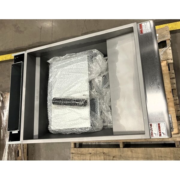 Scratch and Dent Avantco F5-ES-P 65-70 lb. Liquid Propane Stainless Steel Floor Fryer - 100,000 BTU