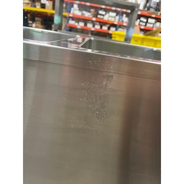 Scratch and Dent Avantco STE-3S Three Pan Open Well Electric Steam Table with Undershelf - 120V, 1500W
