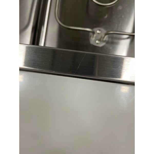 Scratch and Dent Avantco STE-2S Two Pan Open Well Electric Steam Table with Undershelf - 120V, 1000W
