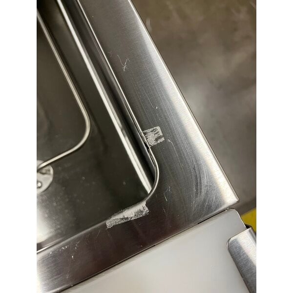 Scratch and Dent Avantco STE-2S Two Pan Open Well Electric Steam Table with Undershelf - 120V, 1000W