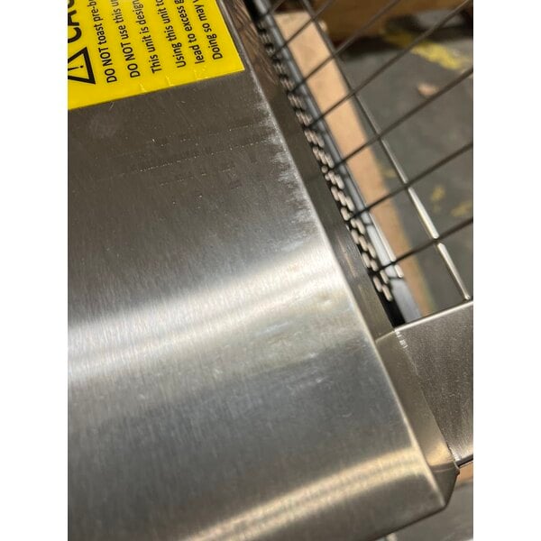 Scratch and Dent Avantco T3600B Commercial 14 1/2" Wide Conveyor Toaster with 3" Opening - 208V, 3600W, 1200 Slices per Hour
