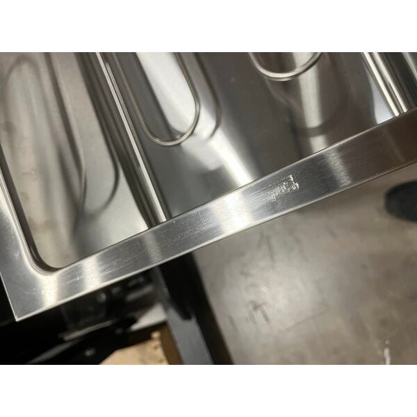 Scratch and Dent Avantco STE-4SA Four Pan Open Well Electric Steam Table with Undershelf - 120V, 2000W