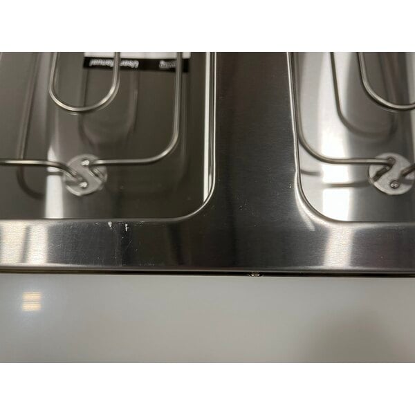Scratch and Dent Avantco STE-4SA Four Pan Open Well Electric Steam Table with Undershelf - 120V, 2000W