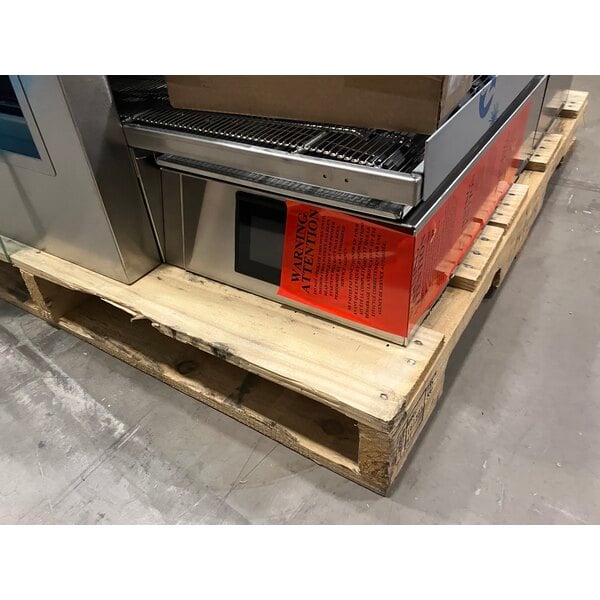 Scratch and Dent Lincoln 1132-000-V Impinger II 1100 Series FastBake Ventless Electric Conveyor Oven, Right to Left Operation - 10kW, 208V, 3 Phase