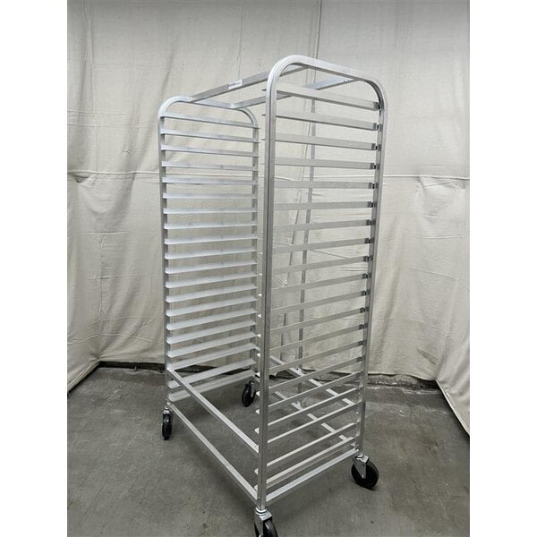 Scratch and Dent Channel 550A 20 Screen Bottom Load Donut Screen Rack - Assembled
