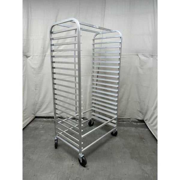 Scratch and Dent Channel 550A 20 Screen Bottom Load Donut Screen Rack - Assembled
