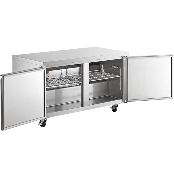 Scratch and Dent Avantco SS-UC-60R-HC 60" Undercounter Refrigerator