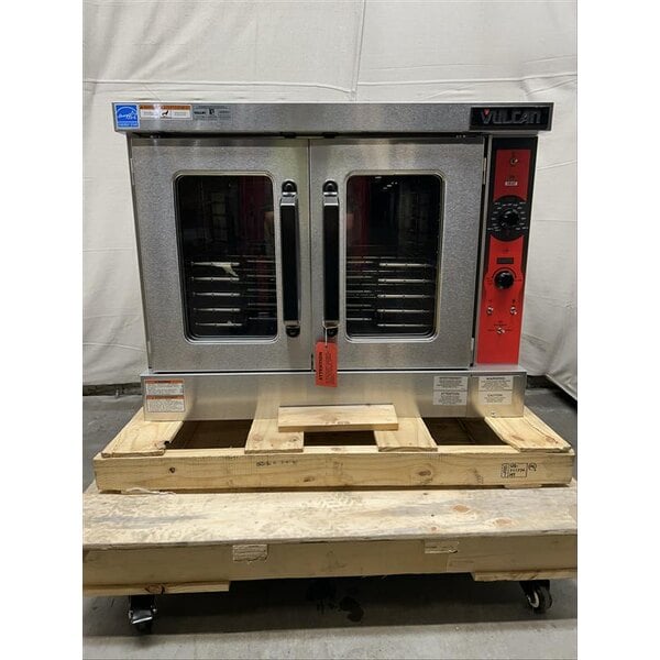 Scratch and Dent Vulcan VC5ED-12D1 240/3 Single Deck Full Size Electric Convection Oven With Legs - 240V, Field Convertible, 12 kW