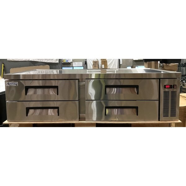 Scratch and Dent Avantco CBE-72-HC 72" 4 Drawer Refrigerated Chef Base