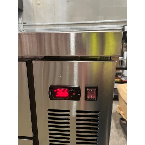 Scratch and Dent Avantco CBE-72-HC 72" 4 Drawer Refrigerated Chef Base