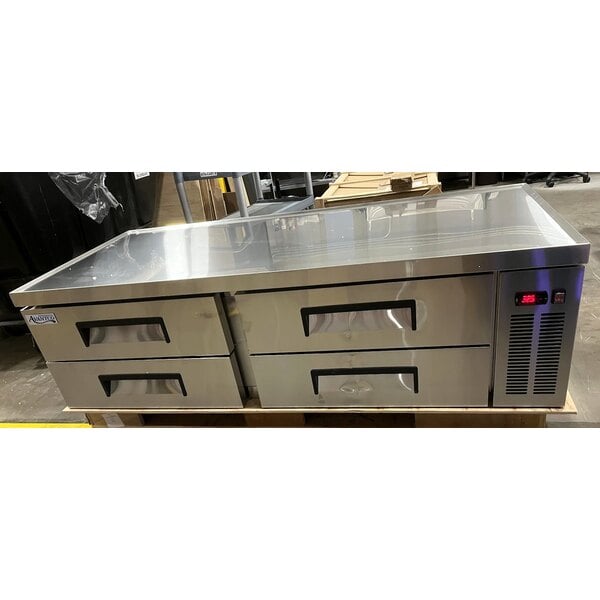 Scratch and Dent Avantco CBE-72-HC 72" 4 Drawer Refrigerated Chef Base