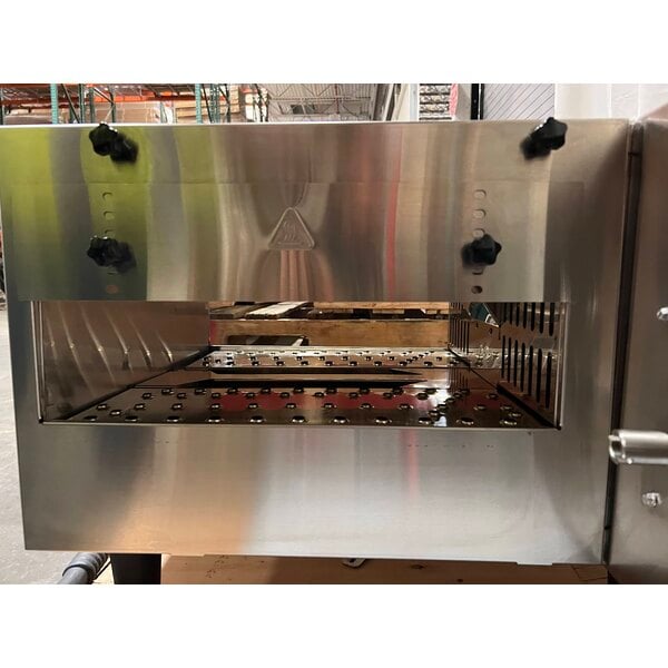 Scratch and Dent Cooking Performance Group Countertop Ventless Impinger Electric Conveyor Oven with 50" Belt - 208V, 1 Phase, 6700W