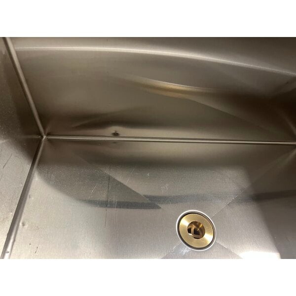 Scratch and Dent Regency 18" x 24" Stainless Steel Drop-In Ice Bin with Sliding Lid - 50 lb.