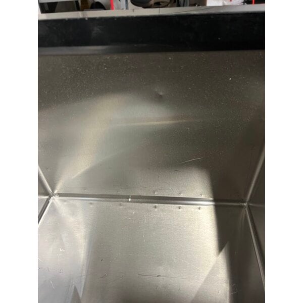 Scratch and Dent Regency 18" x 24" Stainless Steel Drop-In Ice Bin with Sliding Lid - 50 lb.