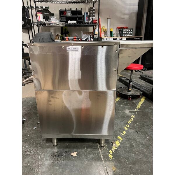 Scratch and Dent ServIt Two Pan Open Well Electric Steam Table with Fully Enclosed Base - 120V, 1,000W
