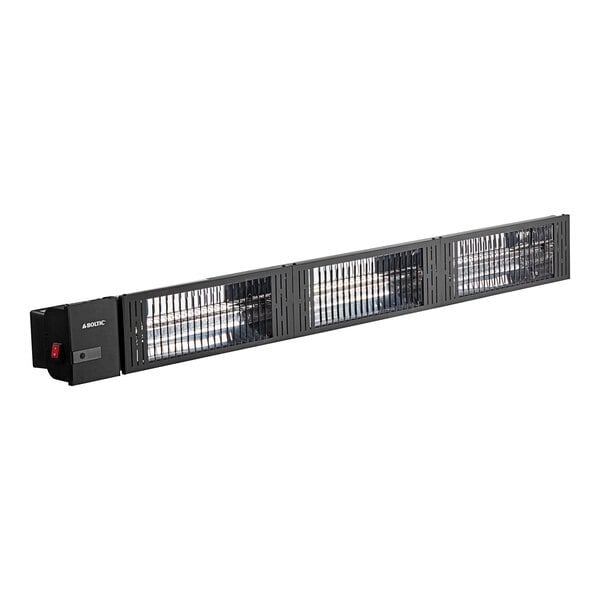 Scratch and Dent Boltic Black Electric Infrared Heater - 208-240V, 4,500W