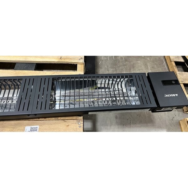 Scratch and Dent Boltic Black Electric Infrared Heater - 208-240V, 4,500W