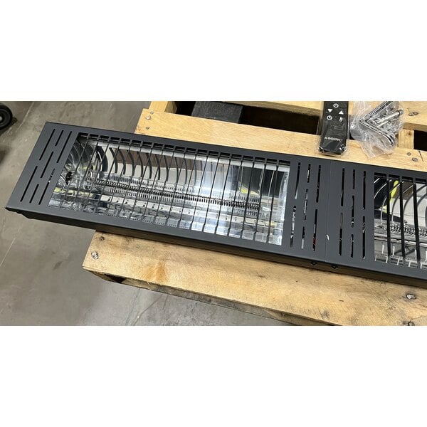 Scratch and Dent Boltic Black Electric Infrared Heater - 208-240V, 4,500W