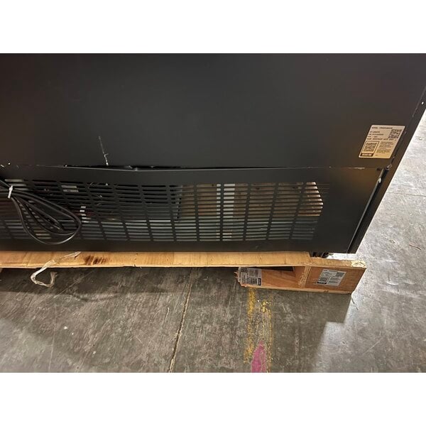 Scratch and Dent Avantco GDC-49-HC 53" Black Swing Glass Door Merchandiser Refrigerator with LED Lighting