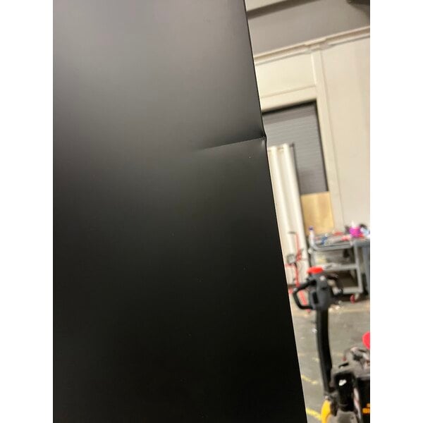 Scratch and Dent Avantco GDC-49-HC 53" Black Swing Glass Door Merchandiser Refrigerator with LED Lighting
