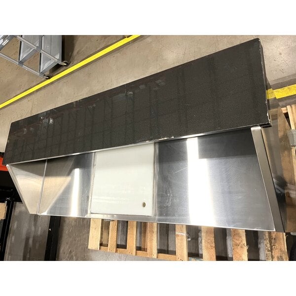 Scratch and Dent Regency 63" Basic Stainless Steel Portable Bar with Two Removable Speed Rails and Ice Bin