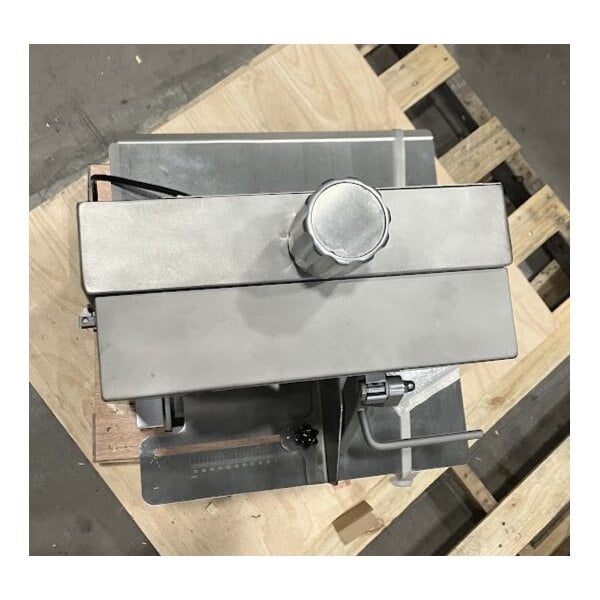 Scratch and Dent Avantco EMBS65SS 65" Blade Stainless Steel Countertop Vertical Band Meat Saw - 1 hp, 120V