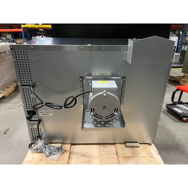 Scratch and Dent MainStreet Equipment CG1-L Single Deck Full Size Liquid Propane Convection Oven with Legs - 54,000 BTU