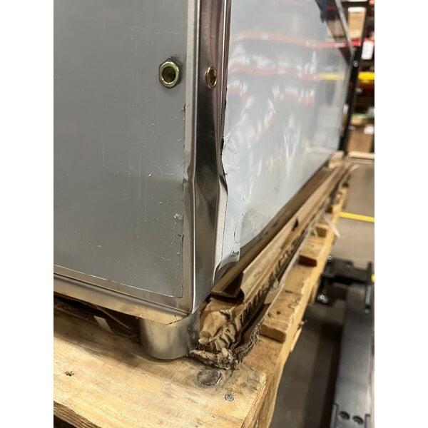 Scratch and Dent ServIt GST-3WE-LP Three Pan Open Well Liquid Propane Steam Table with Undershelf - 10,500 BTU