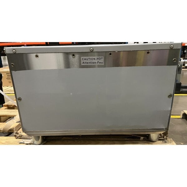 Scratch and Dent ServIt GST-3WE-LP Three Pan Open Well Liquid Propane Steam Table with Undershelf - 10,500 BTU