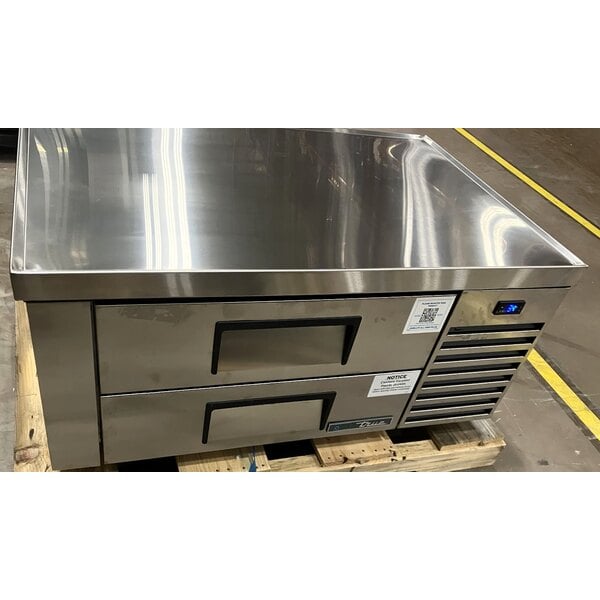 Scratch and Dent True TRCB-48-HC 48 3/8" Refrigerated Chef Base with 2 Drawers