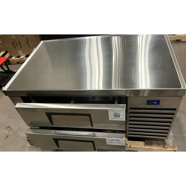 Scratch and Dent True TRCB-48-HC 48 3/8" Refrigerated Chef Base with 2 Drawers