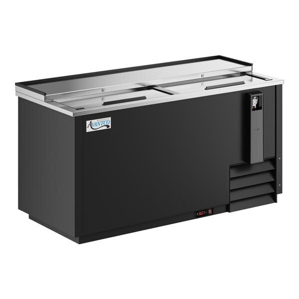 Scratch and Dent Avantco HBB-65-HC 65" Black Horizontal Bottle Cooler