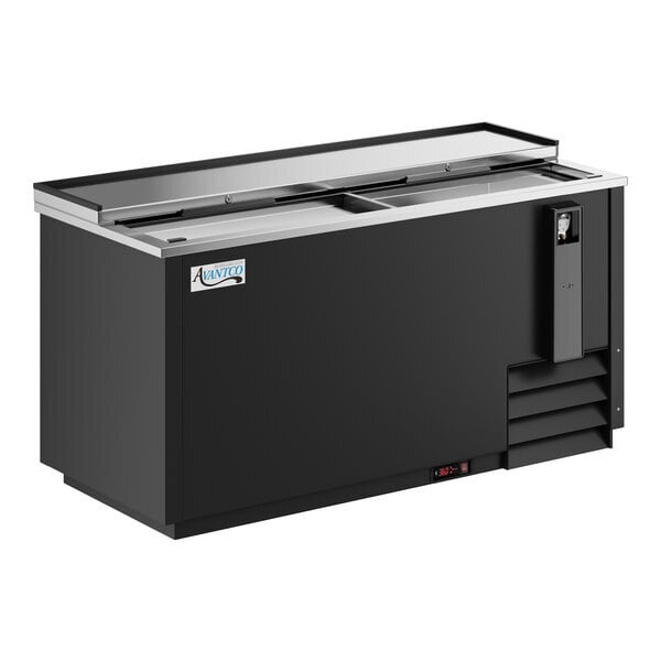 Scratch and Dent Avantco HBB-65-HC 65" Black Horizontal Bottle Cooler