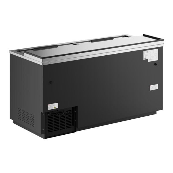Scratch and Dent Avantco HBB-65-HC 65" Black Horizontal Bottle Cooler