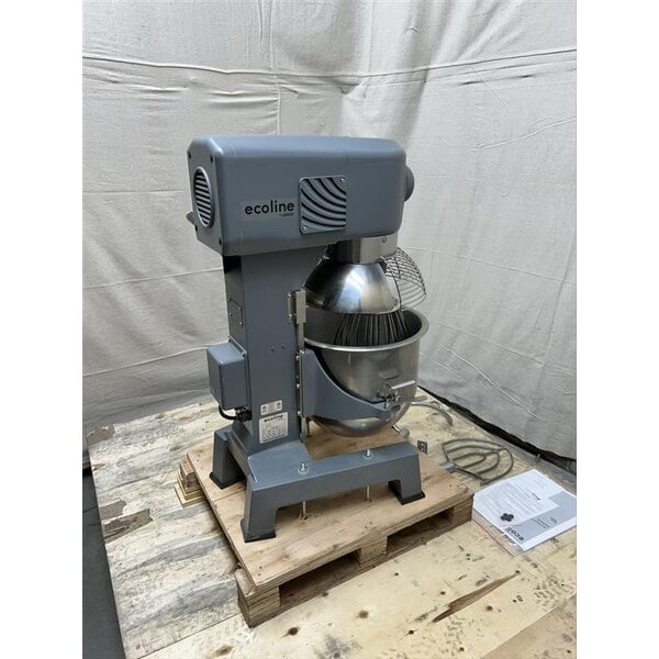 Scratch and Dent Ecoline by Hobart EMM20-1STD 20 Qt. Planetary Stand Mixer with Guard & Standard Accessories - 120V, 1 HP